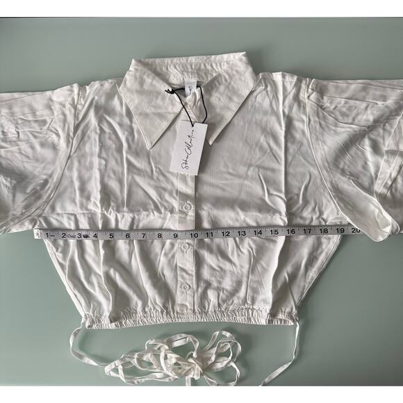 New Sokie Collective The Wrap Crop Top Size S - Picture 11 of 12